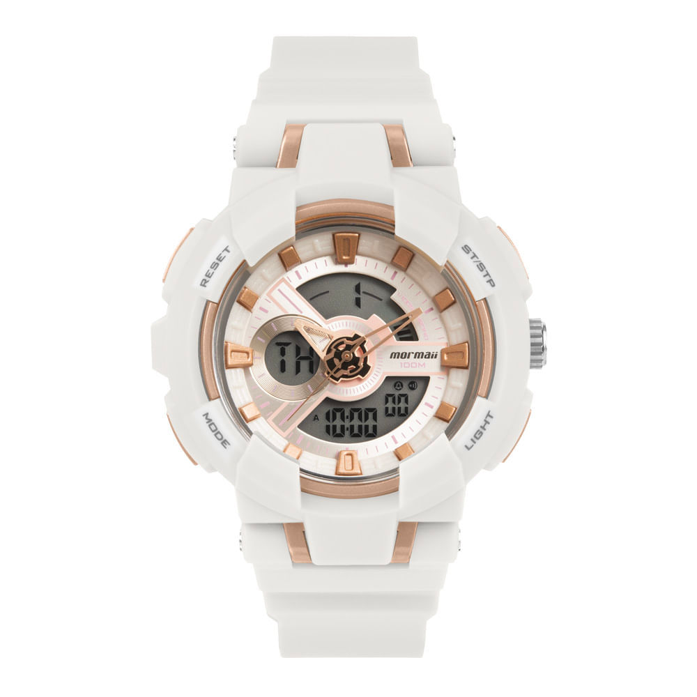Relógio Mormaii Feminino Sports Branco(A) - MO16718/8B