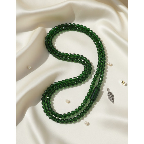 Fio De Conta Oxóssi 160 Contas 8mm Umbanda Candomblé Guia Verde