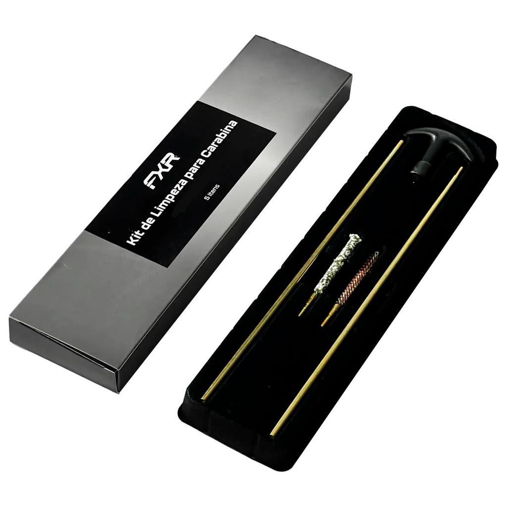 Kit de Limpeza Carabina de Pressão 5 Peças 5.5mm - Fixxar
