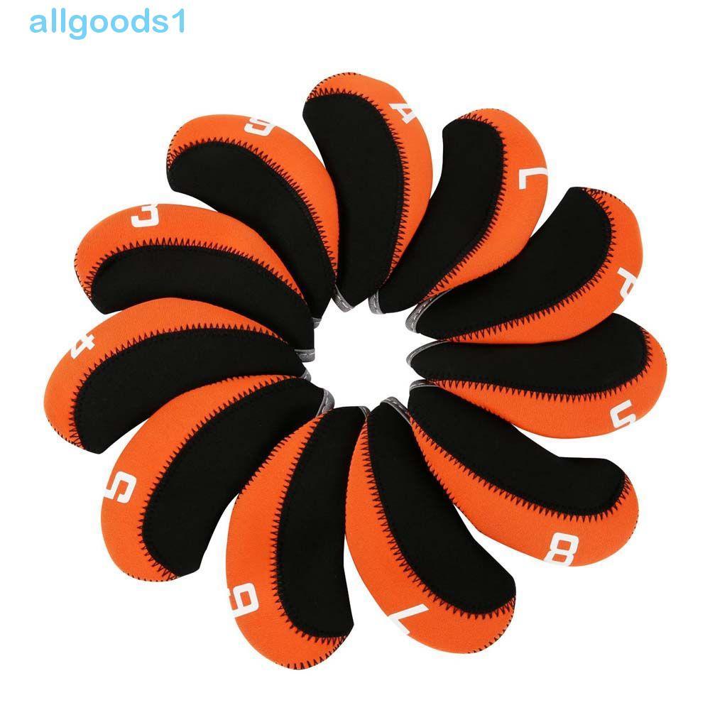 ALLGOODS Capa De Ferro Para Golfe , Durável , Conjunto De Capas 11 Peças , Equipamento De Treinamento De Com Design Numé