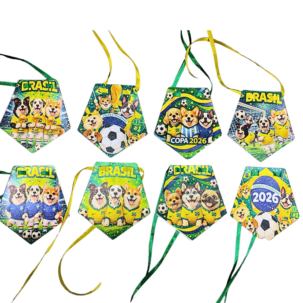 Kit 80 Colarinho Pet Shop Copa do Mundo 2026 Sublimado