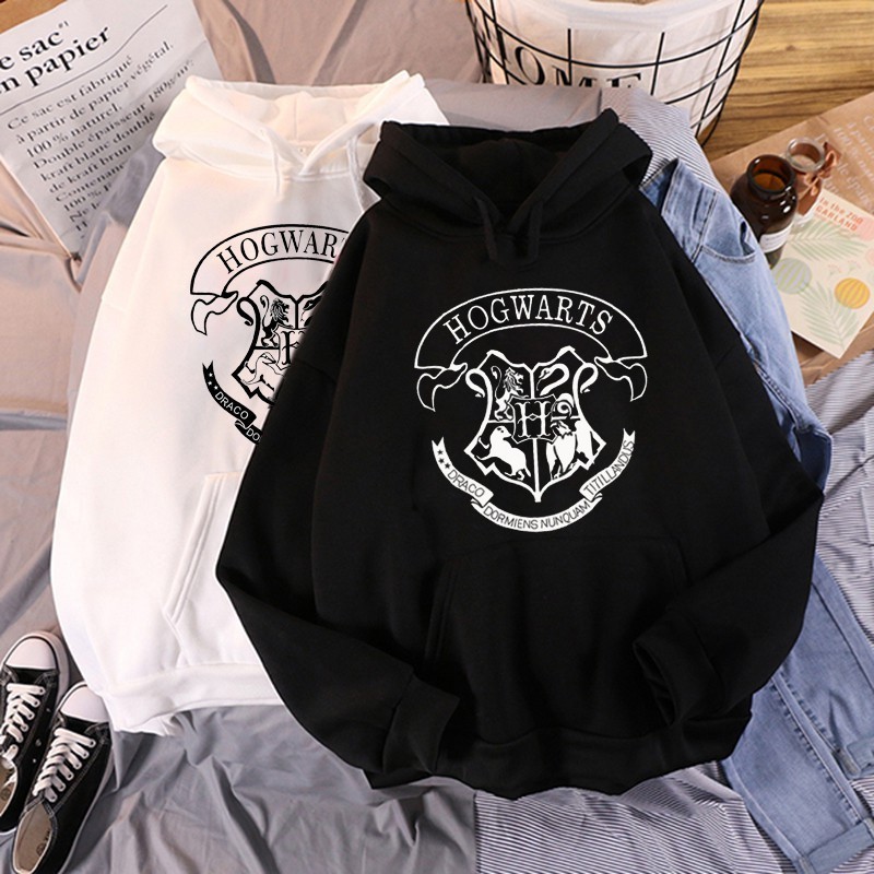 CAMISETA GEEK Moletom Style Canguru Com Capuz Hogwarts Escola De Magia Draco Harry Potter   Premium TREND ENVIO IMEDIATO