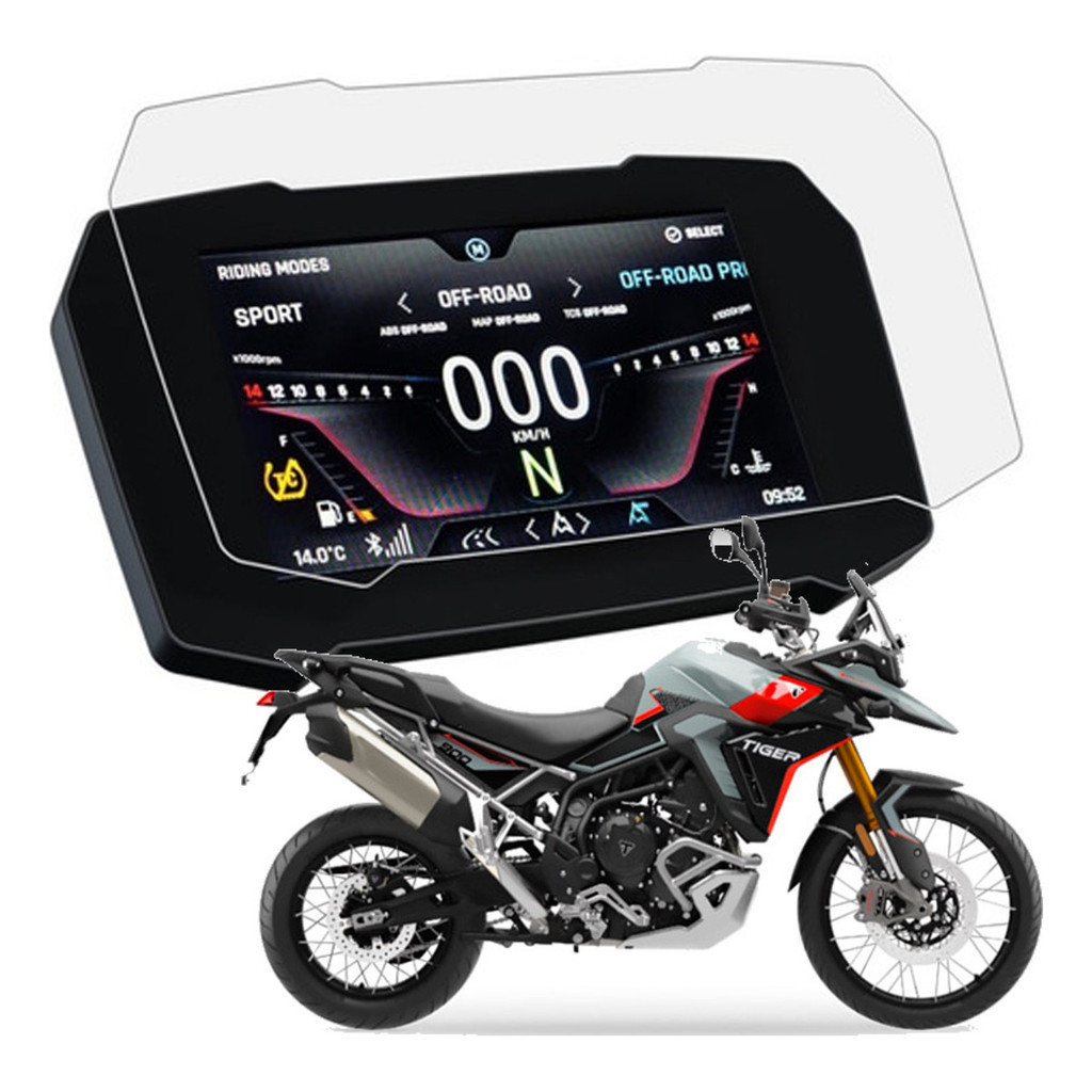 Pelicula de Proteção Para Painel de Moto Para Triumph Tiger 900 2020 Até 2024 +  1 Kit de Instalação