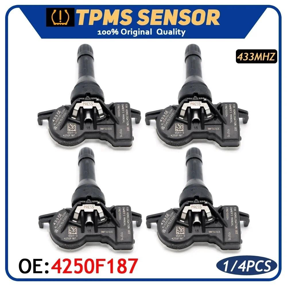 Sensor Do Sistema De Monitoramento De Pressão Dos Pneus TPMS Carro 4250F187 Para Mitsubishi Attrage Eclipse Cross Mirage