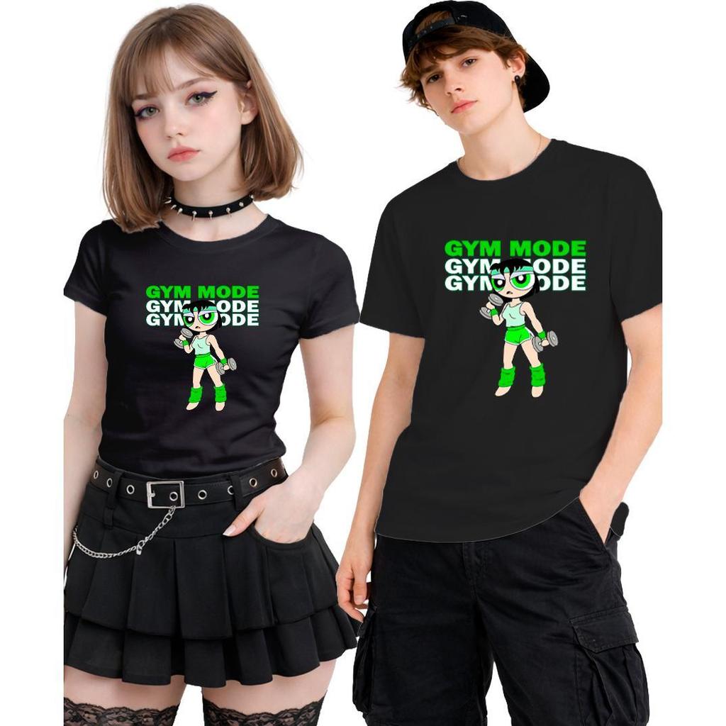 Camisetas algodão e camiseta babylook, Academia, Meninas Superpoderosas, Docinho
