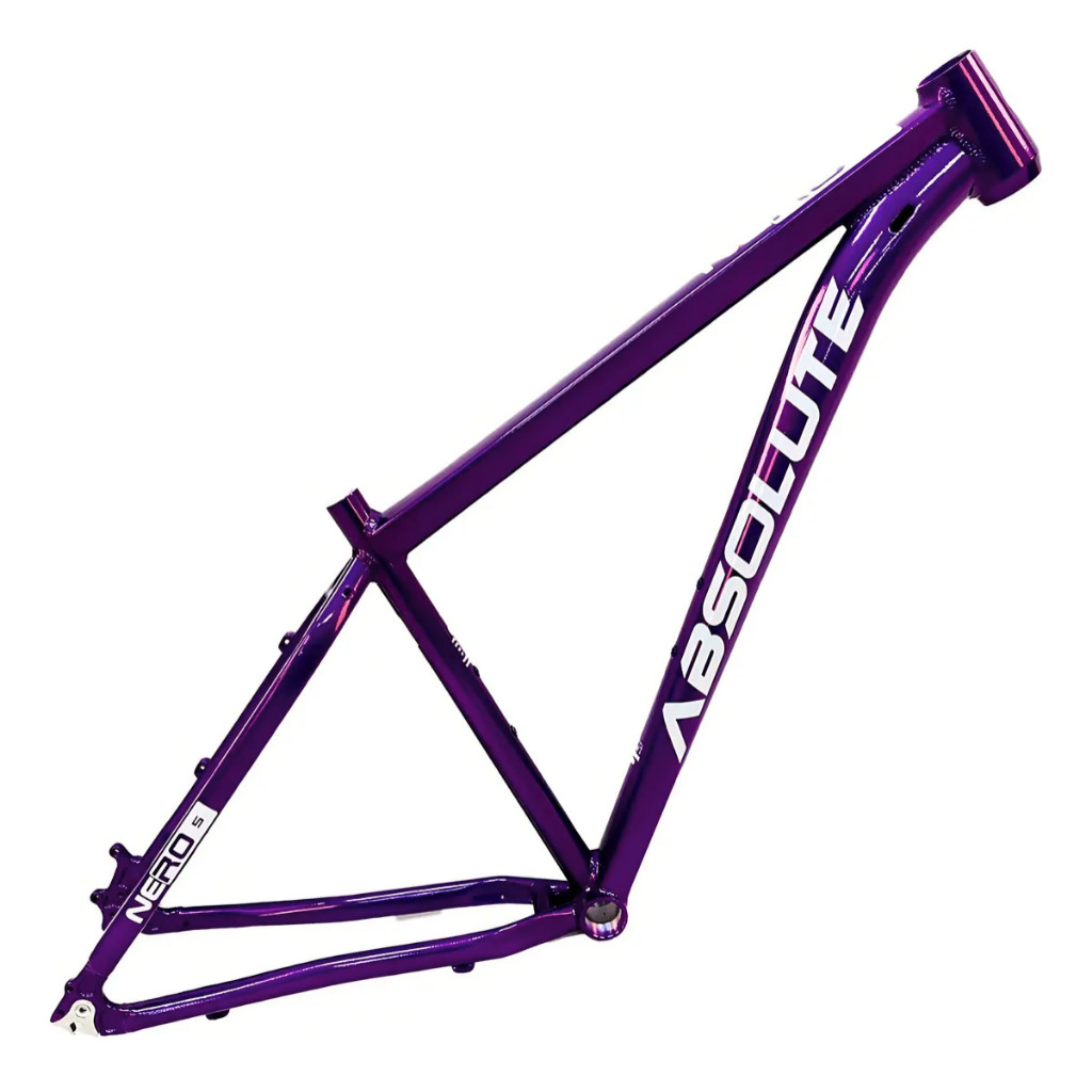 Quadro MTB Aro 29 Absolute Nero 5 Alumínio Cabeamento Interno Cor Roxa