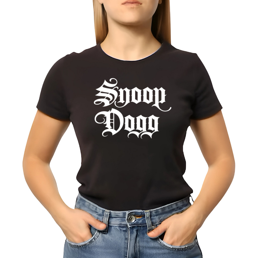 Camiseta Baby Look Feminina Snoop Dogg Algodao Mode 4