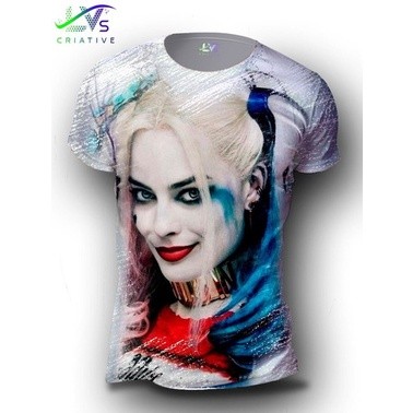 Camiseta Harley Quinn Esquadrão Suicida Estampa Total ALK01