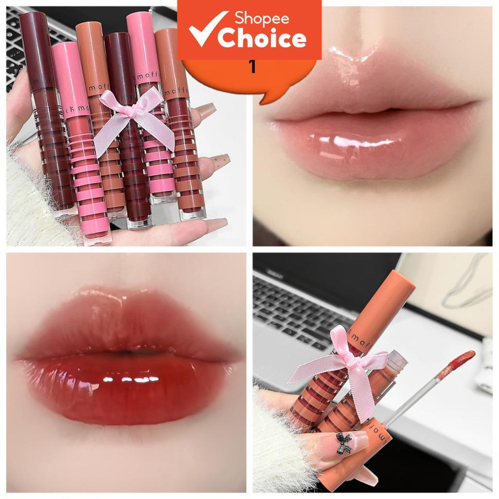 Buy1 Take1lip Glaze Úmido Suave LongWear HighColor EasyApply Não Pegajoso Leve Natural Brilhante Efeito Escolha Oficial