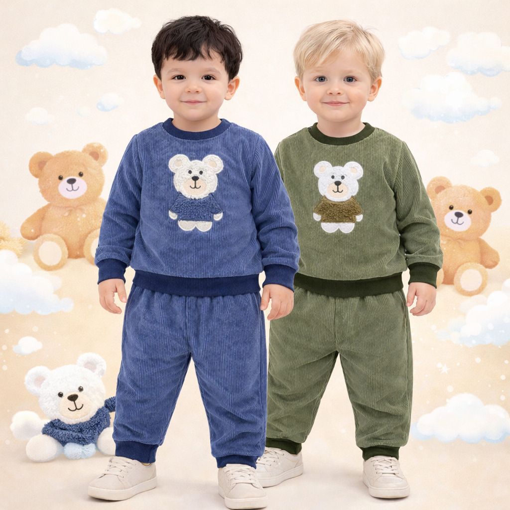 Conjunto Menino Inverno Peluciado Quentinho Infantil Dente de Leão Confortável Promoção