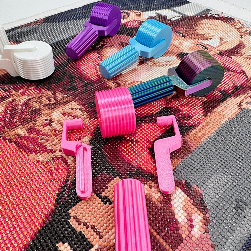 Gem Pintura Rolo Strass Projetos Ferramentas Bordado Pressionando Ferramenta Para Pintores Mulheres Artistas Amigos cstu