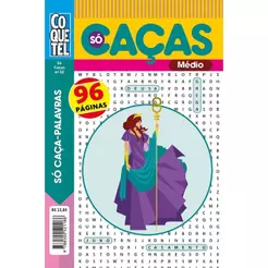 Livro Coquetel | Só Caça-Palavras 32 | Nível Médio