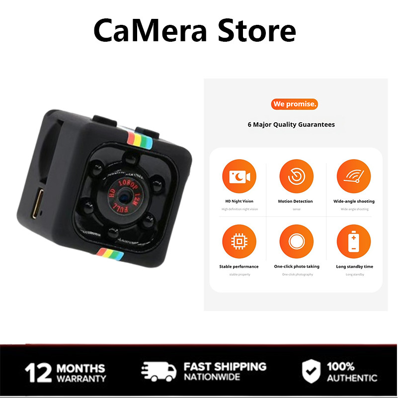 Câmera Aérea SQ11 1080P De Alta Definição Infravermelha Visão Noturna Esportiva Segurança Em Casa Gravador Portátil DV