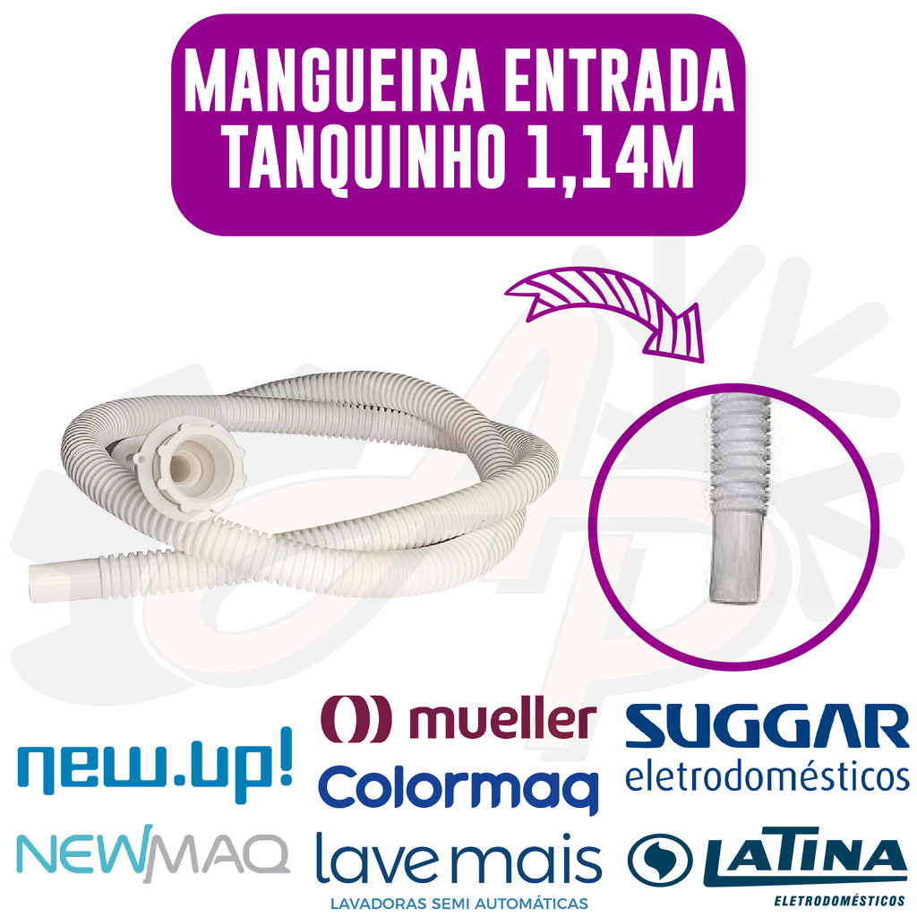 Mangueira de Tanquinho 1,15m Entrada De Água