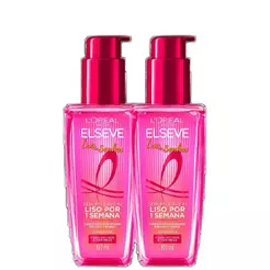 Kit Elseve Séruns Liso dos Sonhos Double (2 Unidades)