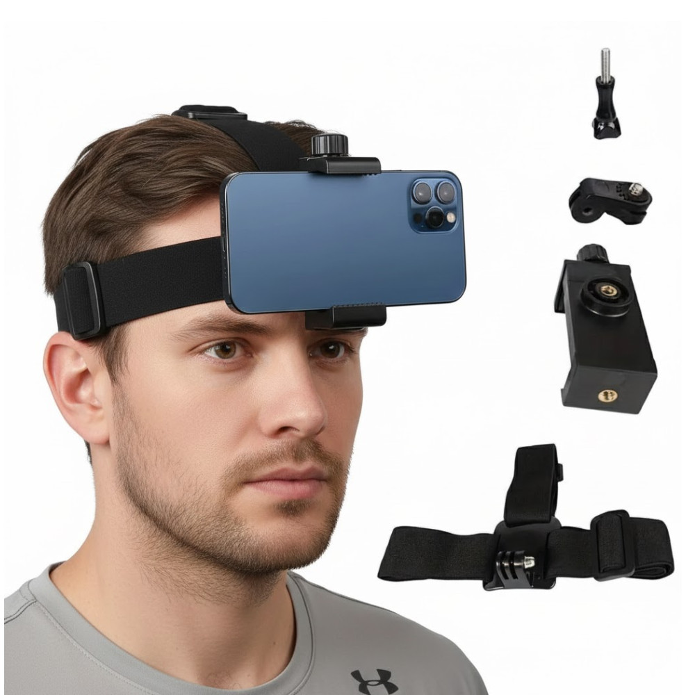 Suporte De Cabeça Ajustável Para Celular Leve E Estável