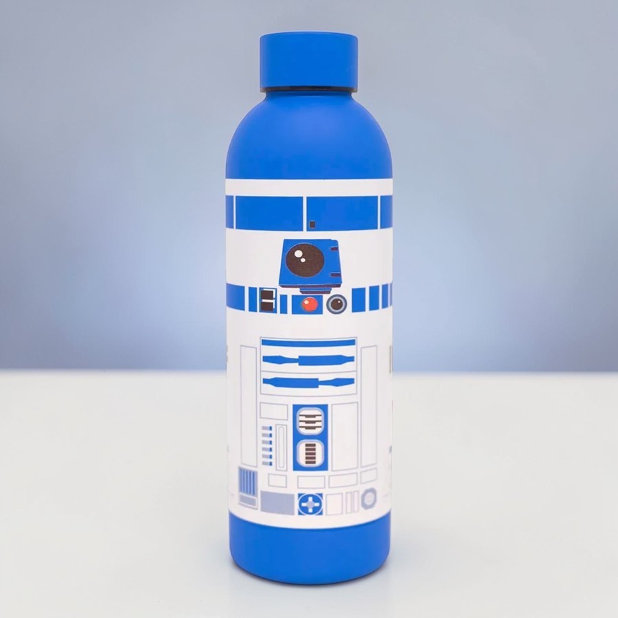 Garrafa Max - R2D2 - Star Wars - 500ml - Disney Original - 1 unidade - Zona Criativa - Rizzo