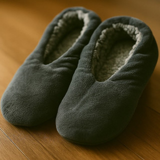 Pantufa Meia Forrada de Inverno Antiderrapante Quentinha Básica Cores Cinza ou Azul 104-MEN em Oferta na Shopee