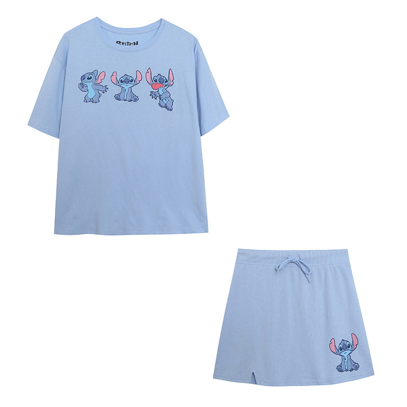 Comércio exterior verão refrescante redução de idade doce legal desenho animado impresso camiseta de manga curta com cor