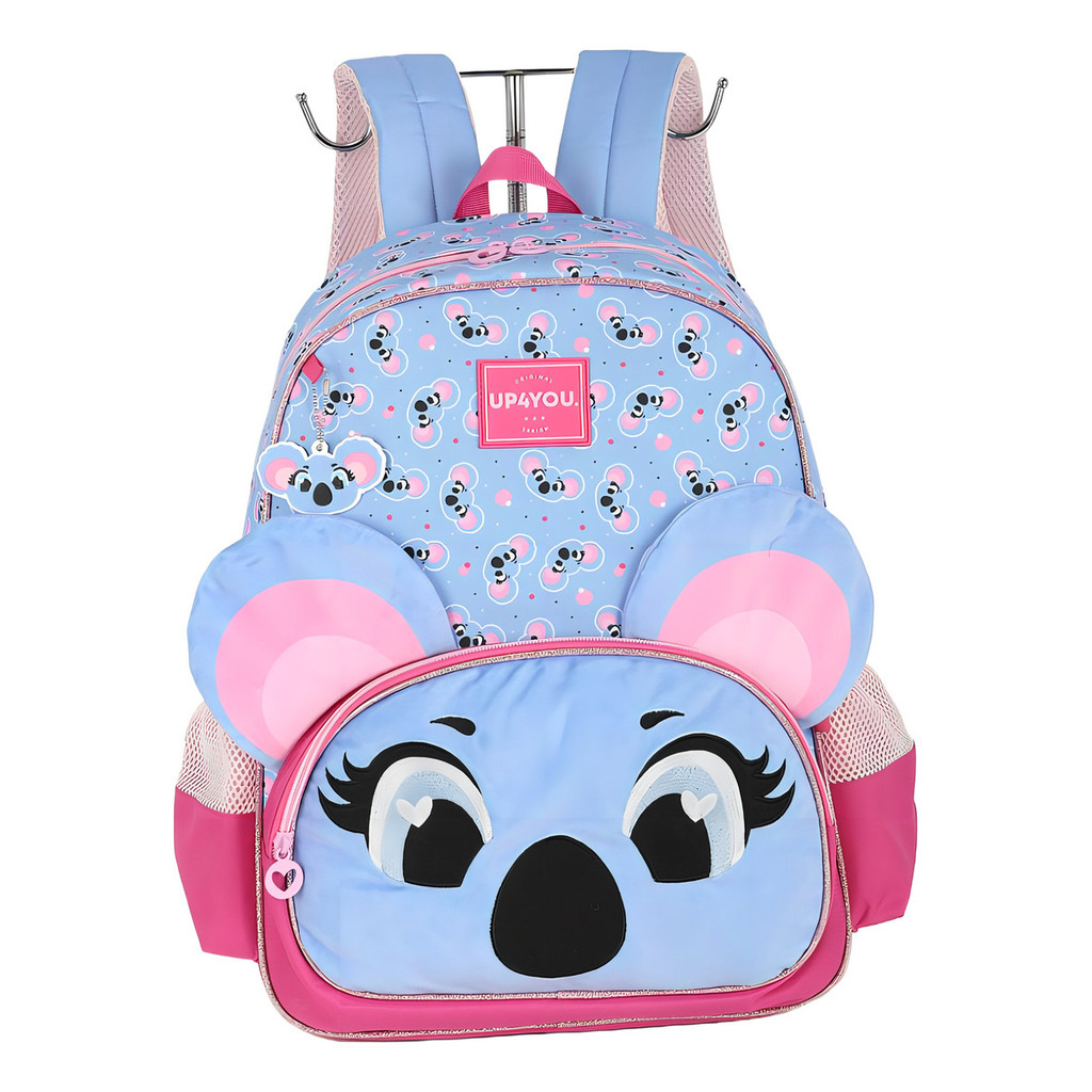 Mochila De Costas Luxcel Up4you Coala Colorido Violeta Cor Lilac