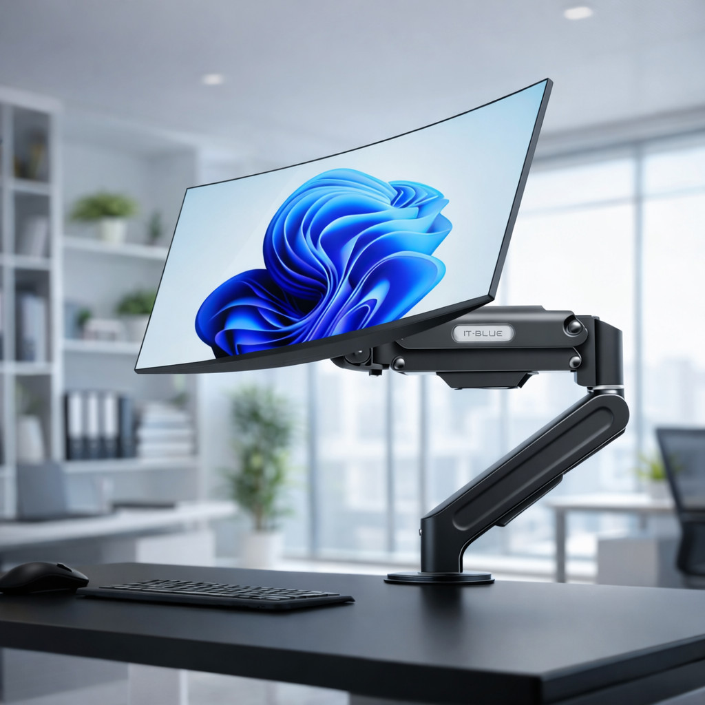 Suporte ajustável para monitor/TV com mola a gás, adequado para monitores de 14 a 32 polegadas,  LE-3625