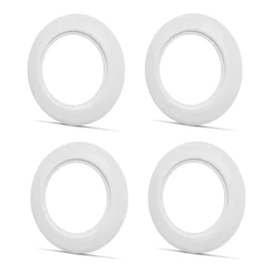 4 Peças Banda Faixa Branca Larga 5cm Fusca Pneu Aro 14