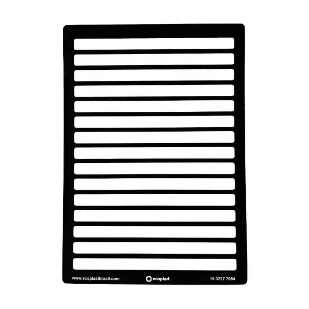 Gabarito A4 para escrita ampliada CL120 Ecoplast