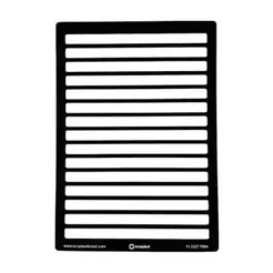 Gabarito A4 para escrita ampliada CL120 Ecoplast