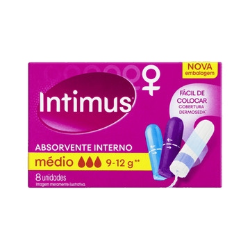 Absorvente Interno O.B Médio Intimus