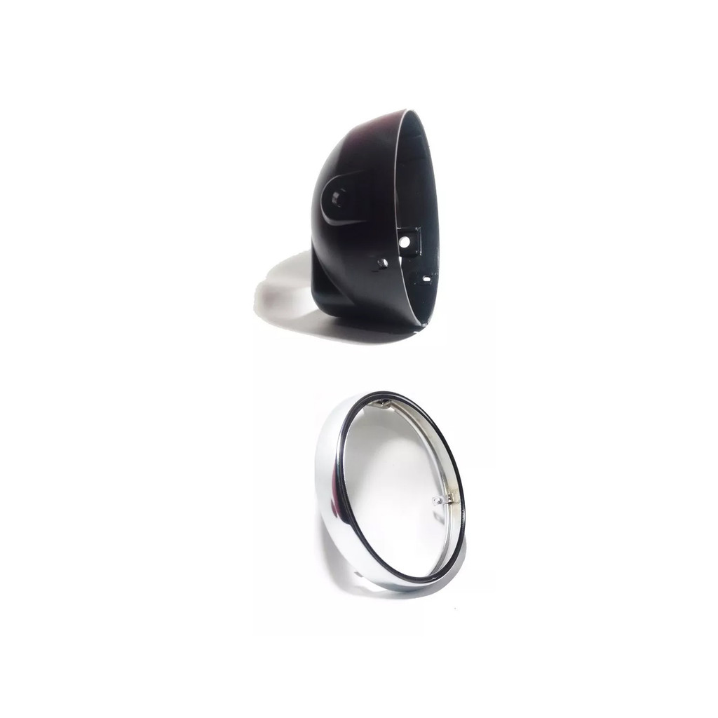 Aro Cromado Metal + Carcaça Do Farol Honda Twister Cbx 250