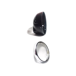Aro Cromado Metal + Carcaça Do Farol Honda Twister Cbx 250