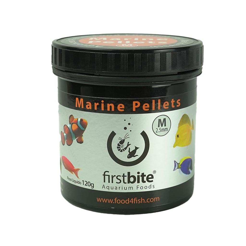ALIMENTO BCUK FIRST BITE MARINE PELLETS M 120G (GRAO 2,5MM)