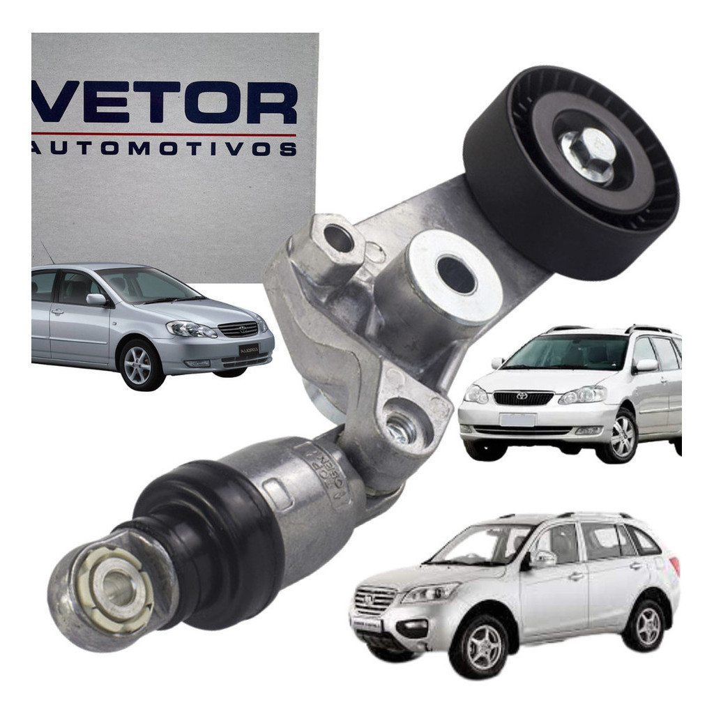Tensor Alternador Corolla 1.8 16v 2008 a 2012  Fielder 05 a 08 Lifan X60 1.8 16V 2013 em diante