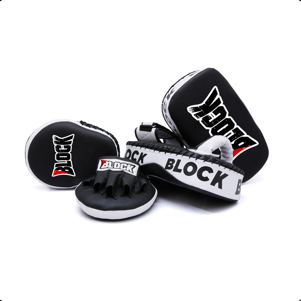 Kit Aparador De Chute E Manopla Treino Profissional  Muay Thai, Boxe, MMA Artes Marciais, Kickboxing
