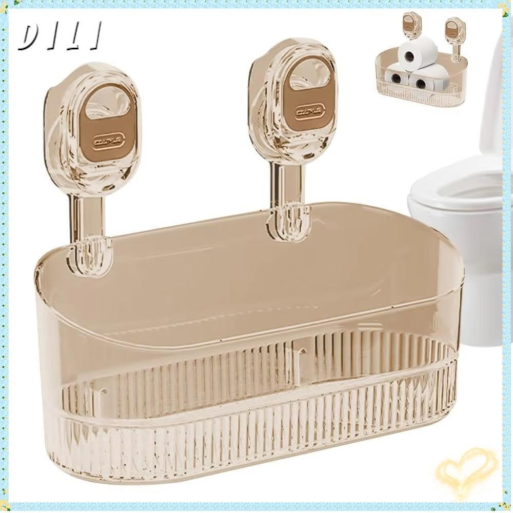 Prateleira de Chuveiro com Ventosa Transparente - Prateleira de Armazenamento de Banheiro Montada na Parede à Prova d'Ág em Oferta na Shopee