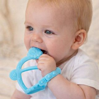 Mordedor Pulseira 11cm – Alívio e Conforto para o Bebê - Leve, confortável e seguro em Oferta na Shopee