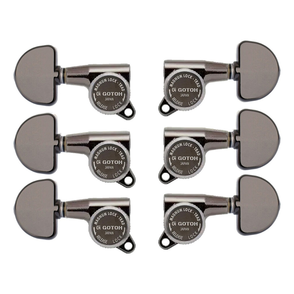 Tarraxa Gotoh Sg38120 Cosmo Black Magnum Lock Trad 3+3