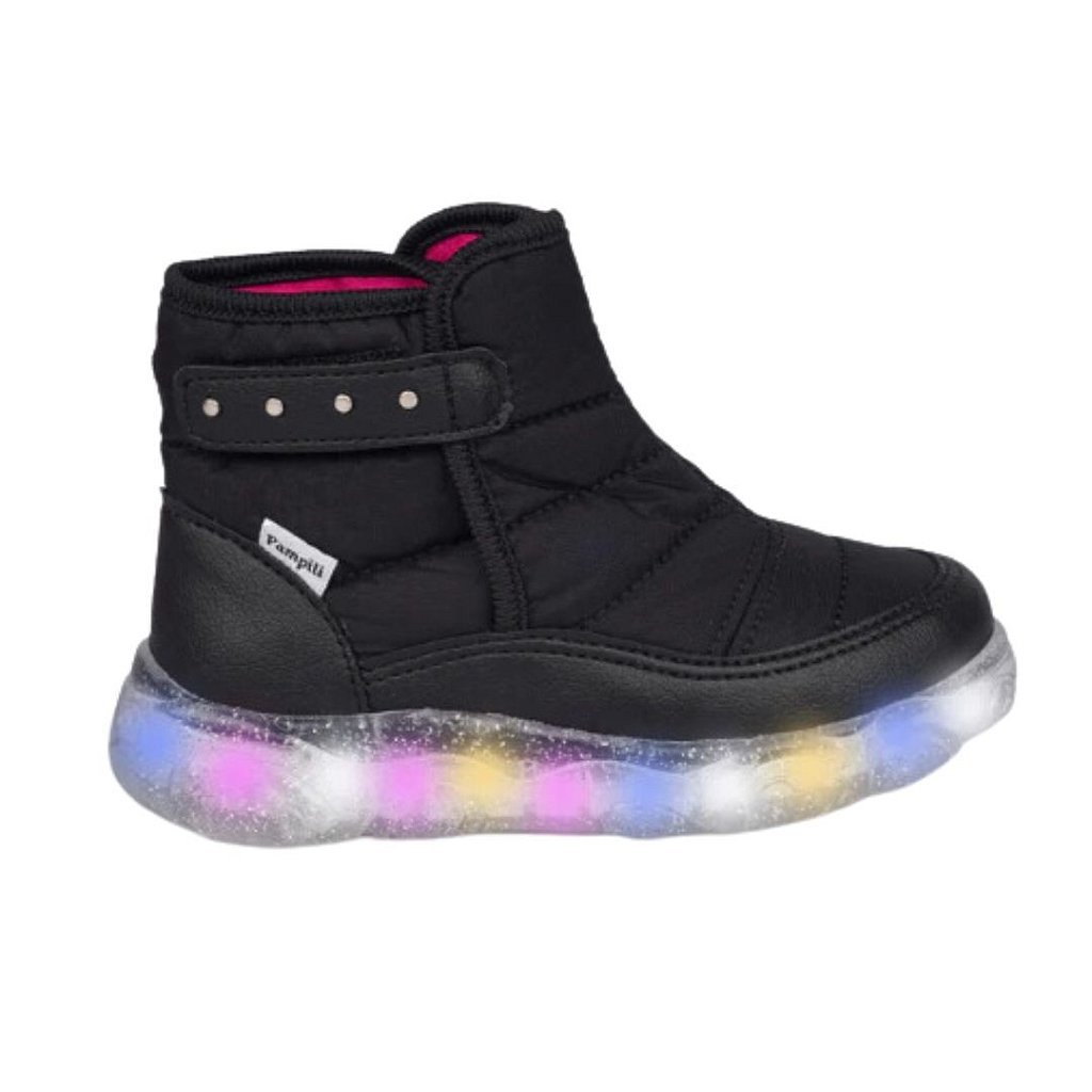 Tênis de Led Infantil Feminino Cano Médio Pampili 682020