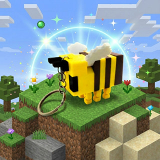 Chaveiro Abelha Articulável – Acessório Criativo para Bolsas e Chaves em Oferta na Shopee