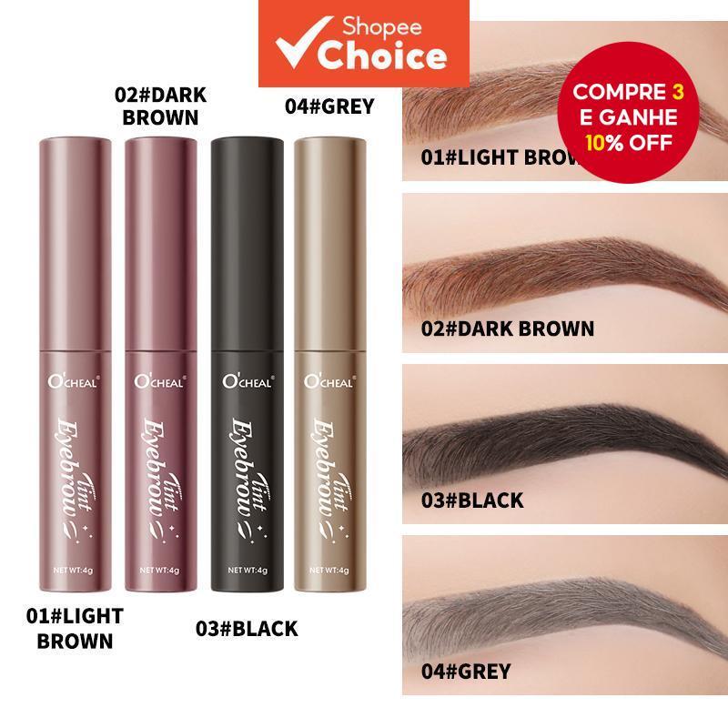 OCHEAL 3D Fiber Sobrancelha Tint Gel-À Prova D'água E De Manchas , Definição Natural De Longa Duração Para Sobrancelhas em Oferta na Shopee