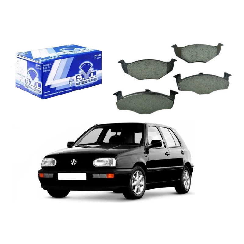 Pastilha Freio Dianteira, Golf 1.8 2.0 1994 A 1998