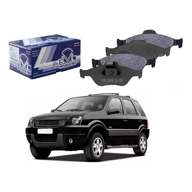 Pastilha Freio Dianteira Ecosport 1.6 2.0 2003 A 2007