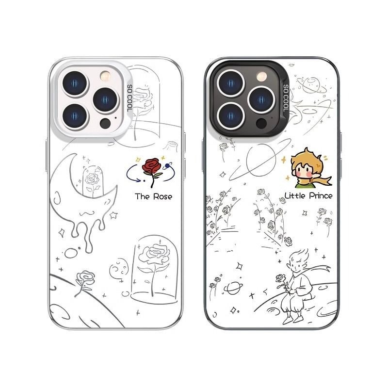 Capa Capinha Para iPhone 17 PRO PROMAX 16 11 12 13 14 15 xs XR capa de celular do Pequeno Príncipe W003461