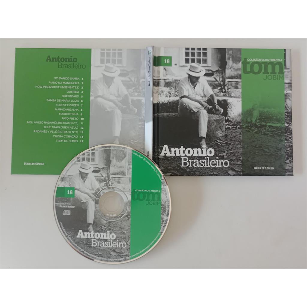 CD TOM JOBIM ANTONIO BRASILEIRO / COLEÇÃO TOM JOBIM 18 - FOLHA DE SP