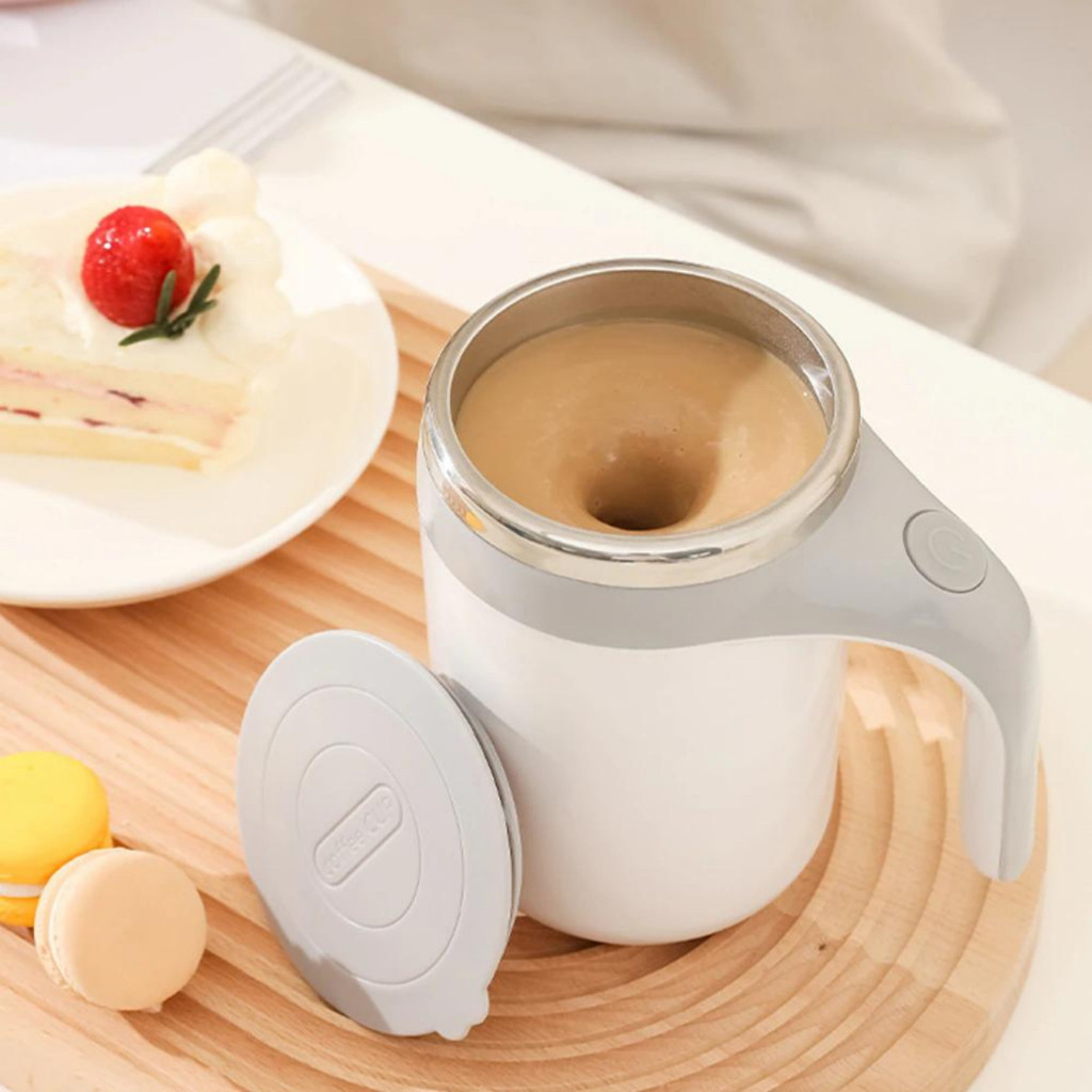 Copo Xicara Mixer Eletrico Caneca Misturadora Automatica Eletrica Vitamina Café Shake Sucos