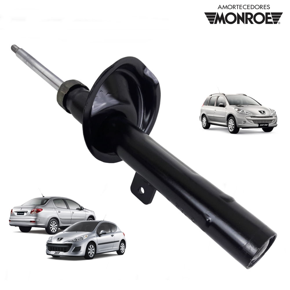 Amortecedor Dianteiro Monroe OESpectrum Lado Direito Peugeot 207 Hatch, Sedan e SW Exceto 207 Scapade