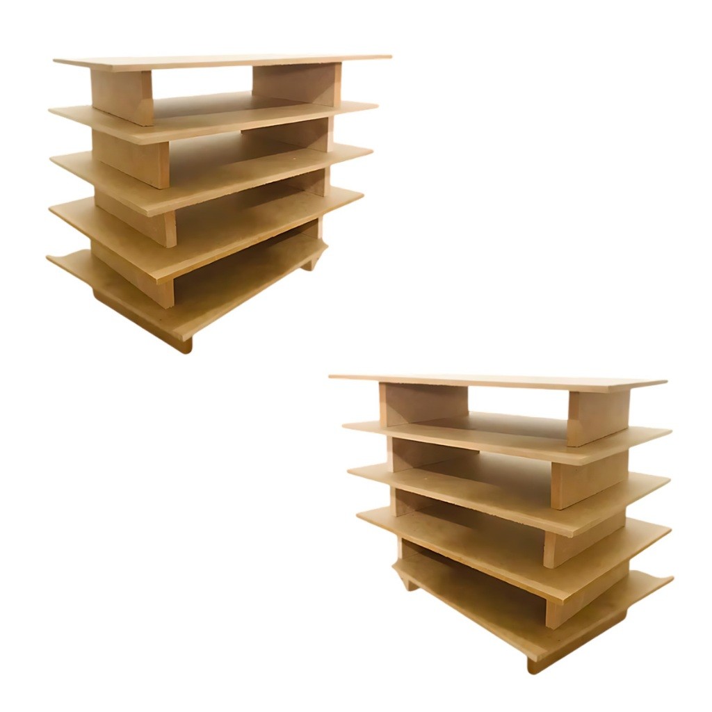 Conjunto 5 Bandejas MDF Cru Decorativas Para Festa Mesa Doces Eventos Artesanato