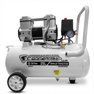 Compressor Portátil Isento 5,4 PES 1,0HP 25L EVALD TRACTOR COMPBRASIL em Oferta na Shopee