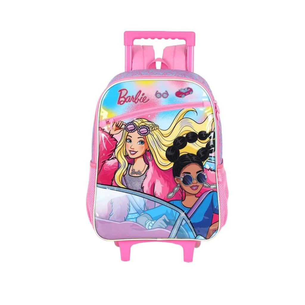 MOCHILA CARRINHO BARBIE VIAGEM PINK