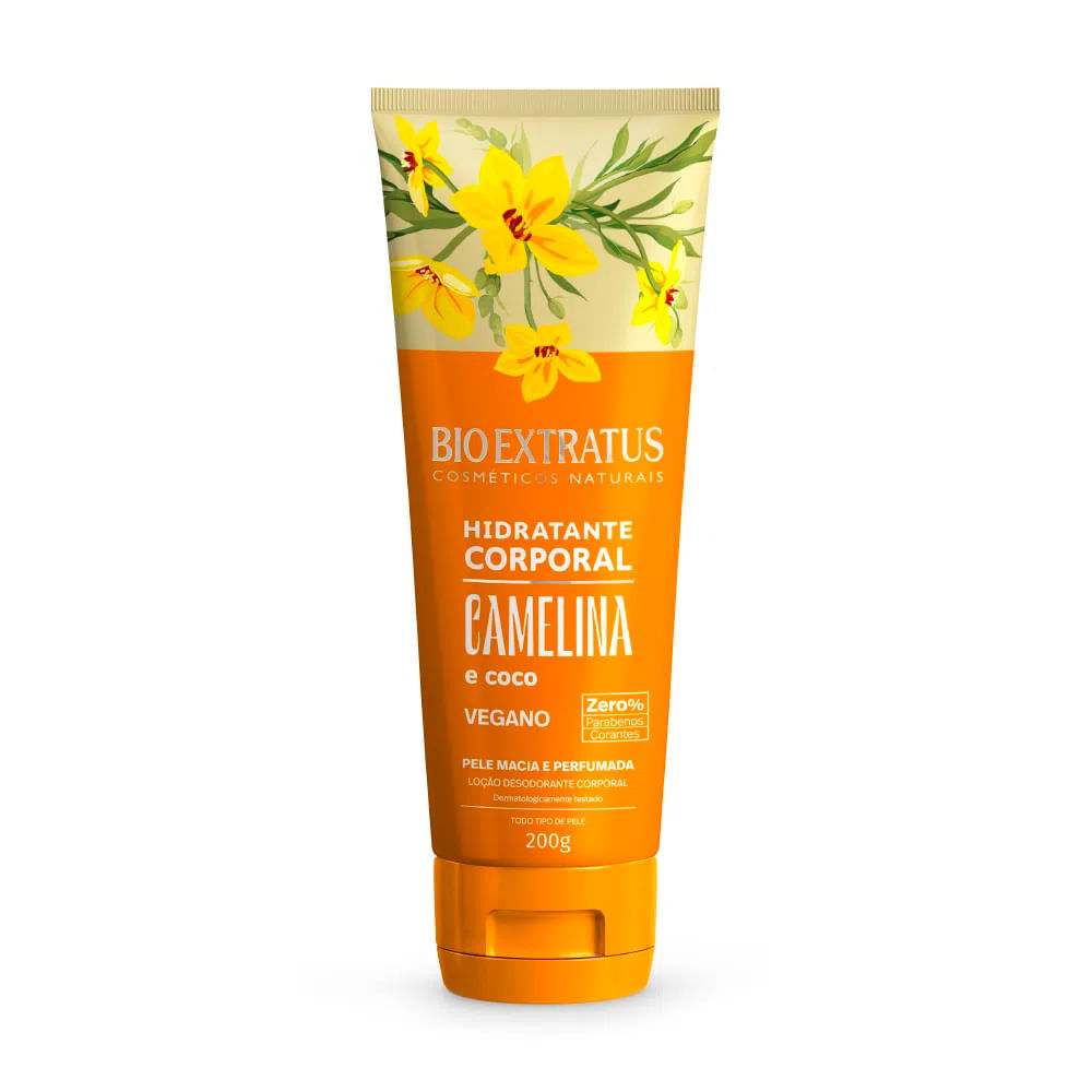 Loção Hidratante Bio Extratus Camelina e Coco 200g